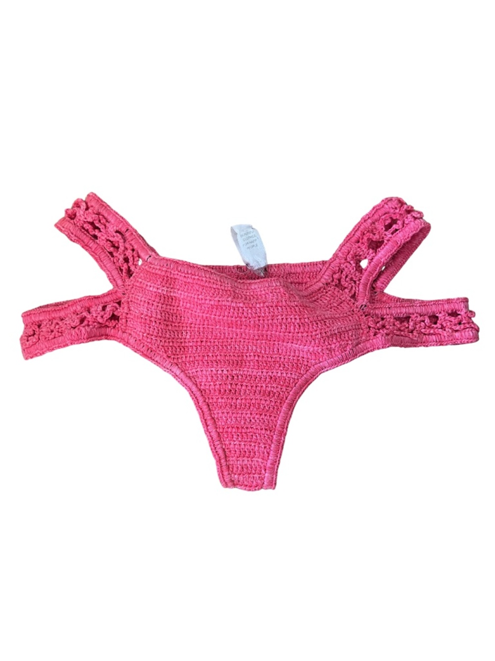 Indah Crochet Bikini Bottoms Pink Small